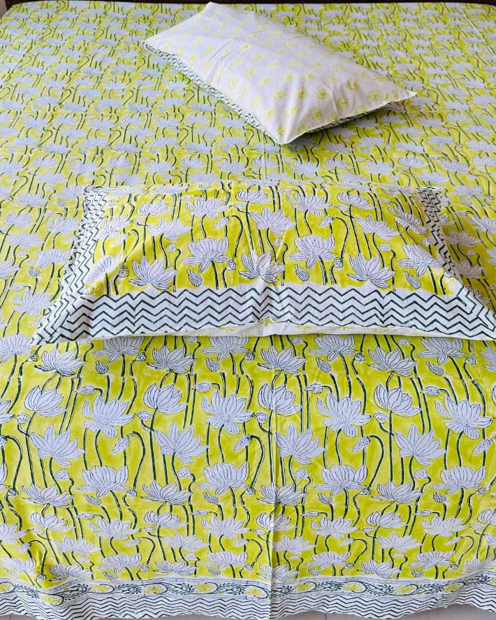 Saroj- Everyday Cotton Bedsheet | Hand Block