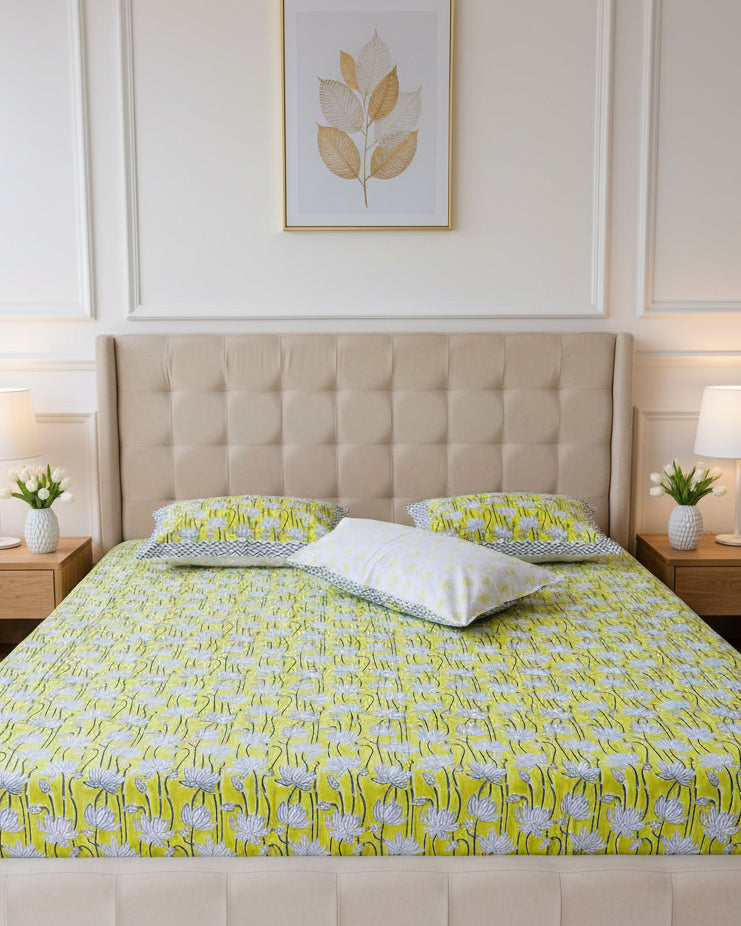 Saroj- Everyday Cotton Bedsheet | Hand Block