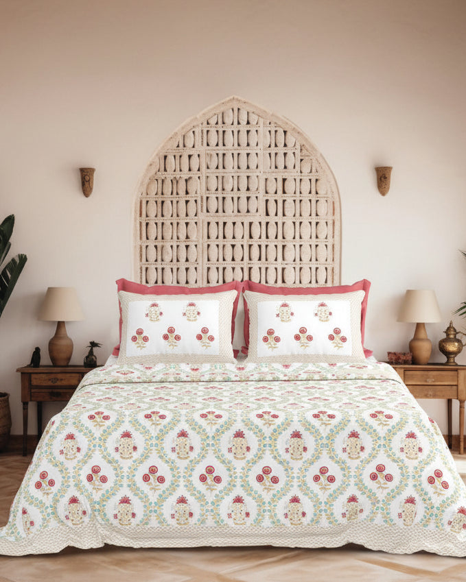 Savera - Percale Cotton Bedsheet | Brown