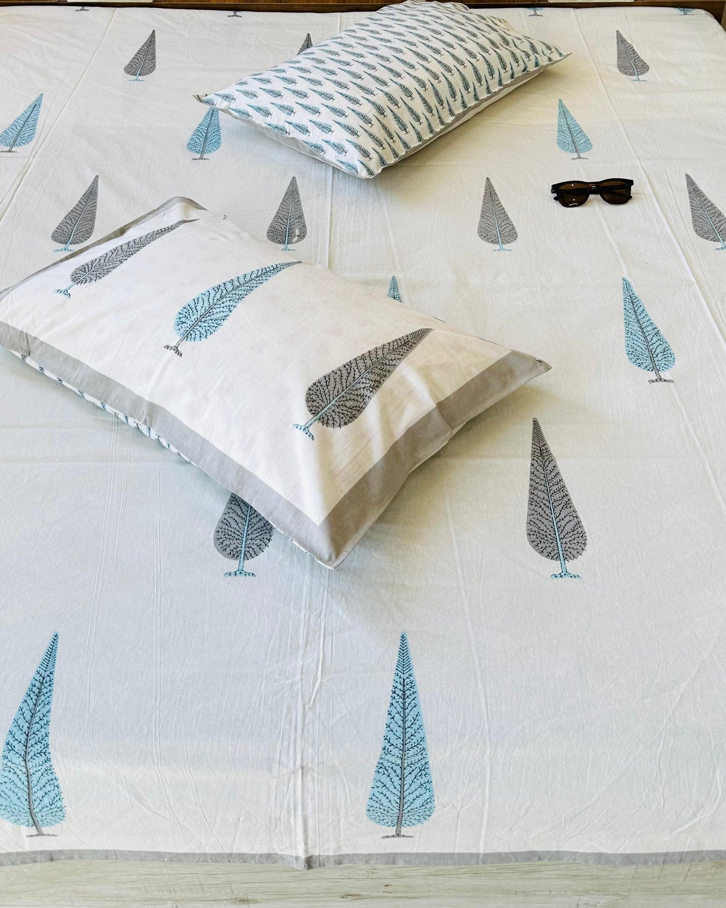 Suparna - Everyday Cotton Bedsheet | Grey