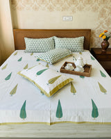 Suparna brown Everyday Cotton bedsheet – front view
