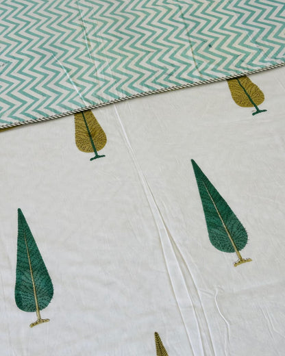 Suparna olive premium muslin cotton dohar – front view