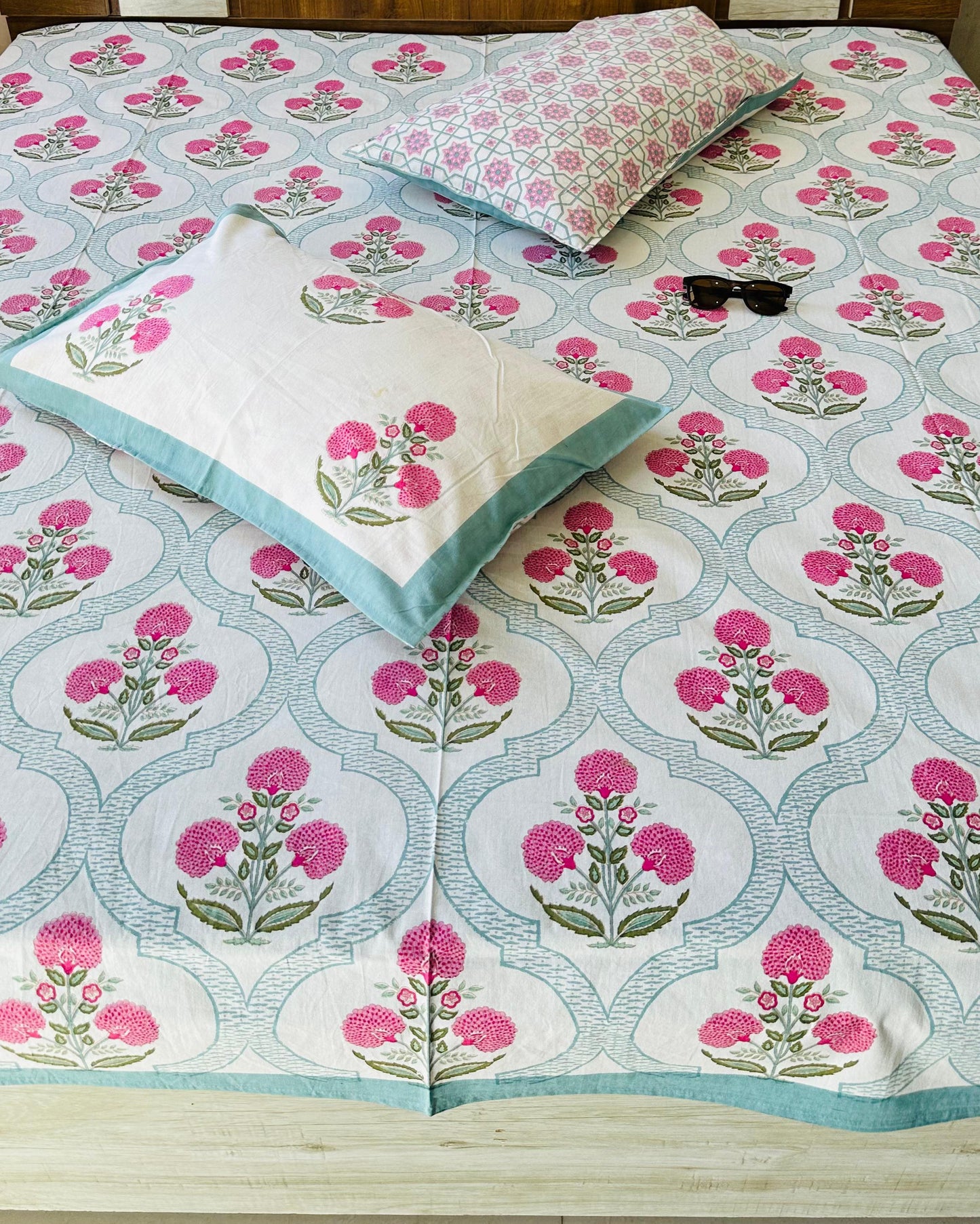 Surabhi - Everyday Cotton Bedsheet | Blue