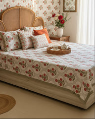 Surabhi - Everyday Cotton Bedsheet | Grey