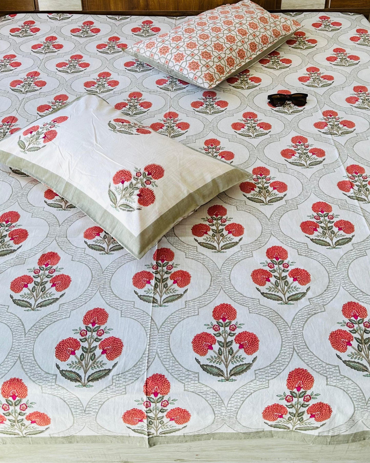 Surabhi - Everyday Cotton Bedsheet | Grey