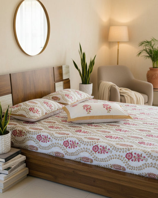 Surmayi - Everyday Cotton Bedsheet | Brown