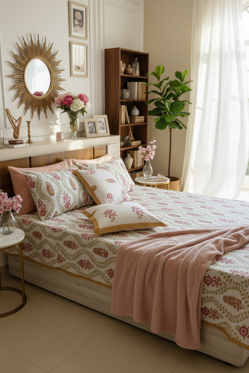 Surmayi - Everyday Cotton Bedsheet | Brown