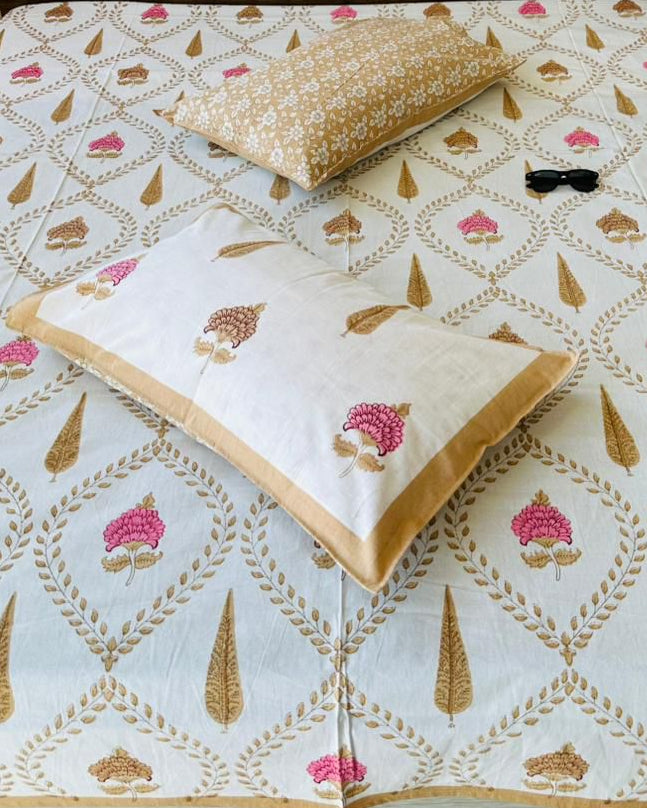 Tarangini - Everyday Cotton Bedsheet | Brown