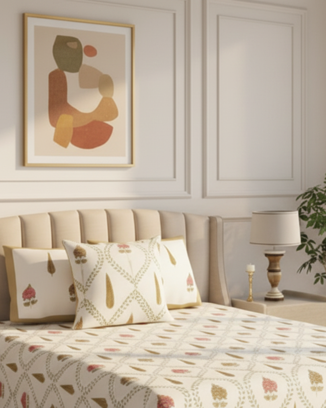 Tarangini - Everyday Cotton Bedsheet | Brown