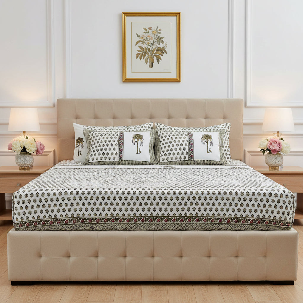 Utsav - Everyday Cotton Bedsheet | Brown