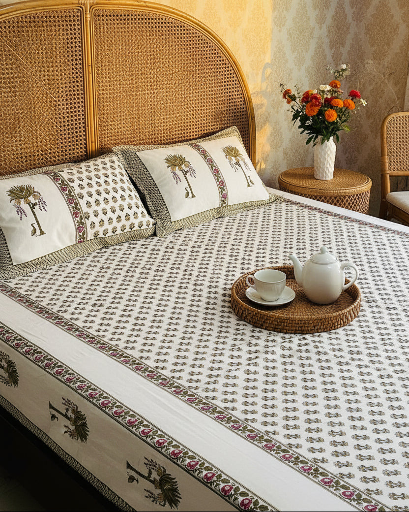 Utsav - Everyday Cotton Bedsheet | Brown
