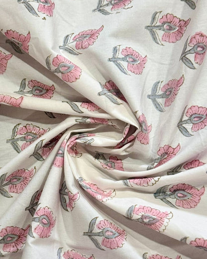 Maalya hand block percale cotton bedsheet – product detail