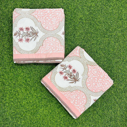 Neerja - Reversible Cotton Mulmul Dohar | Pink