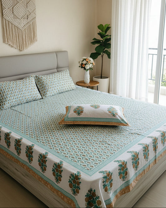 Zara - Everyday Cotton Bedsheet | Yellow