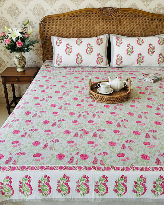 Anvita - Everyday Cotton Bedsheet | Grey