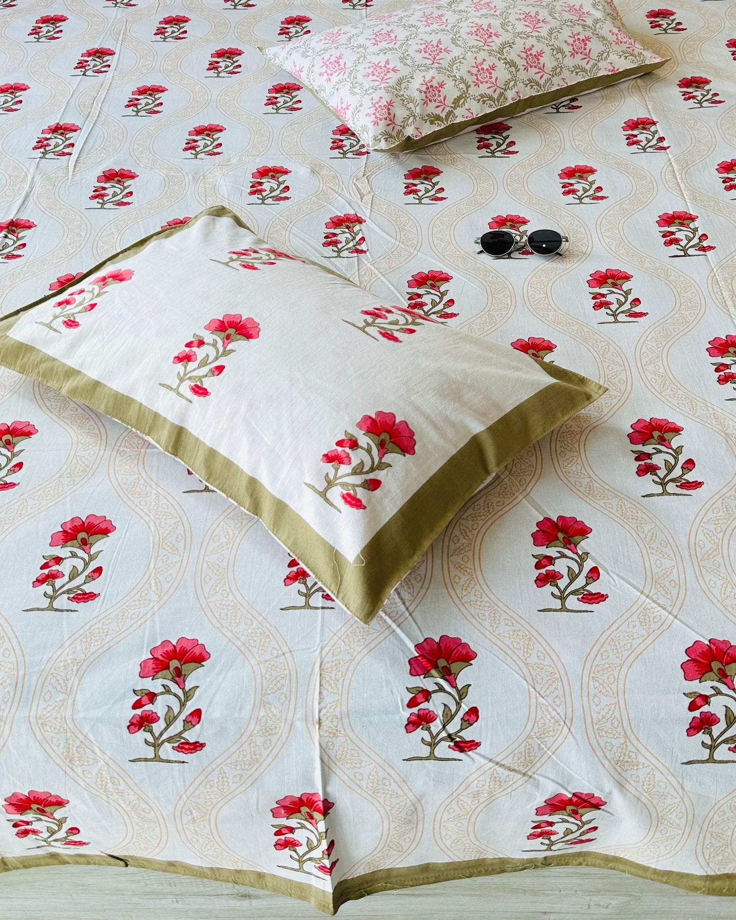 Komal - Everyday Cotton Bedsheet | Brown