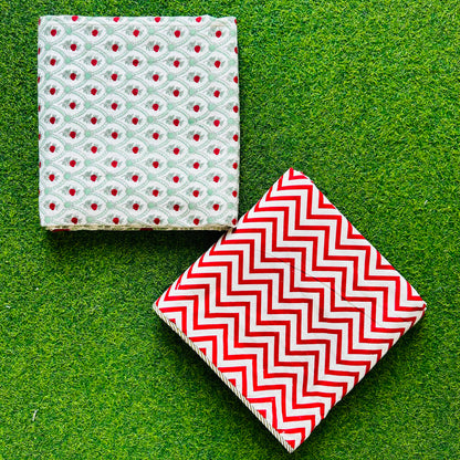 Zara - Reversible Cotton Mulmul Dohar | Red
